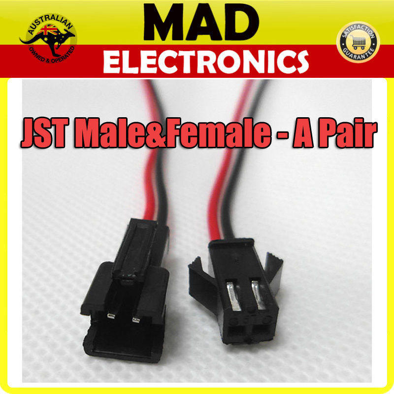 If you are looking 1 Pair JST 2.5 SM 2-Pin Connector plug Female & Male with Wires Cables you can buy to madelectronics, It is on sale at the best price