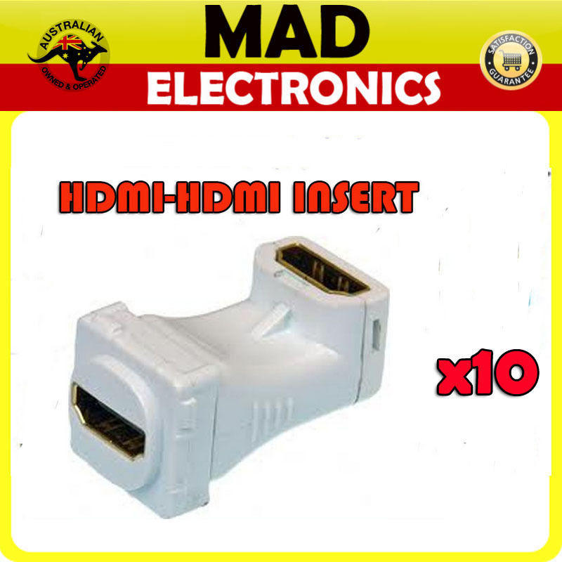 If you are looking 10 Lot x Wall Plate Right Angle HDMI Insert Suit CLIPSAL & HPM Plate you can buy to madelectronics, It is on sale at the best price