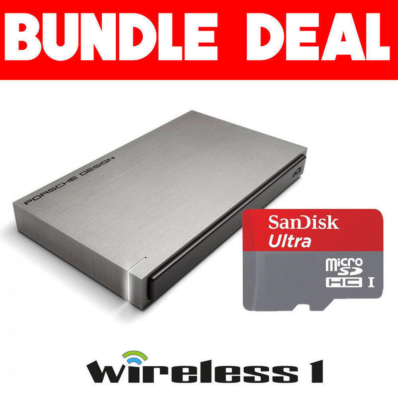 If you are looking Lacie 1TB Porsche Design Dark Aluminium HDD Bonus Sandisk MicroSD you can buy to wireless1_eshop, It is on sale at the best price