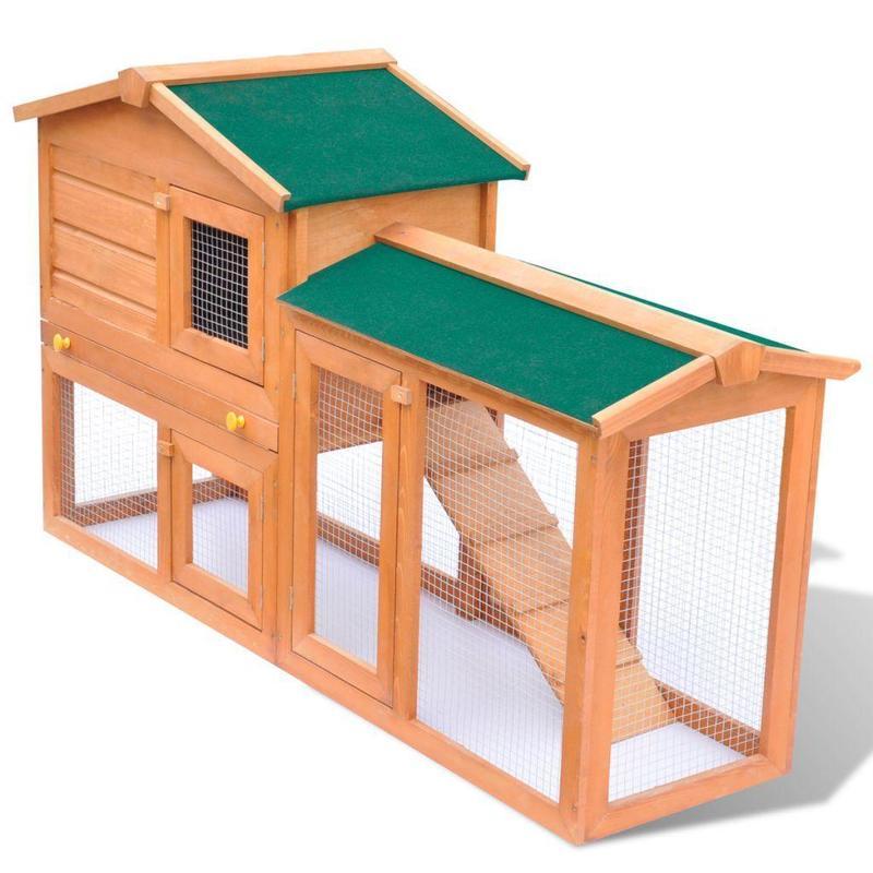 If you are looking vidaXL Outdoor Large Rabbit Wood Hutch Small Animal House Pet Cage Habitat you can buy to vidaxl-au, It is on sale at the best price