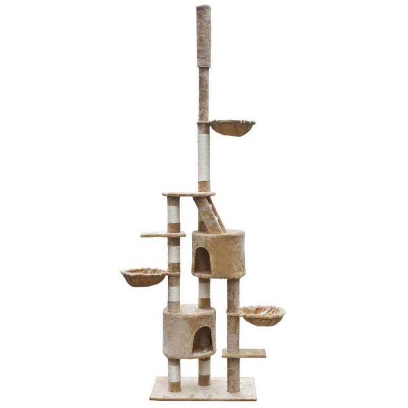 If you are looking Cat Tree Furniture Scratching Post 2.3-2.6m Multi Level Climbing Gym Condo Beige you can buy to vidaxl-au, It is on sale at the best price