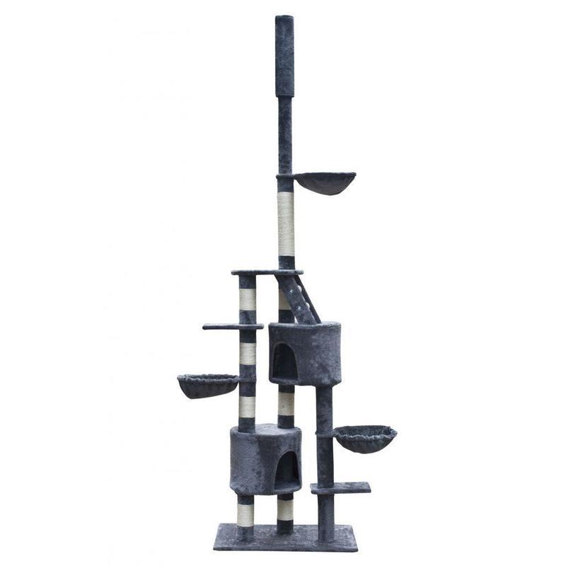 If you are looking Cat Tree 230-260 Scratcher Post Poles House Gym Condo Furniture Scratching Grey you can buy to vidaxl-au, It is on sale at the best price