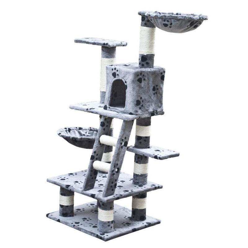 If you are looking Cat Tree 122 Pet Scratcher Post Poles House Gym Condo Furniture Scratching Grey you can buy to vidaxl-au, It is on sale at the best price