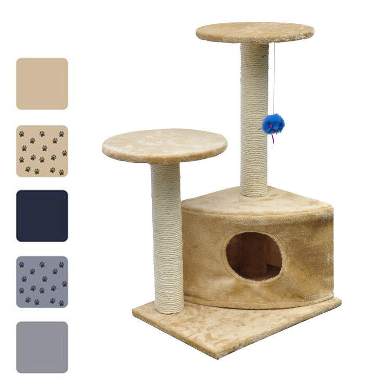 If you are looking 3 Colours Cat Tree 70 Pet Scratcher Scratching Post Pole with/no Paw Prints you can buy to vidaxl-au, It is on sale at the best price