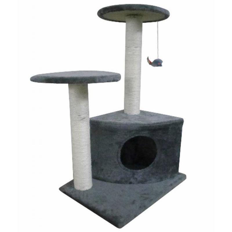 If you are looking Cat Tree 70 Grey Pet Scratcher Post Poles Scratching House Gym Condo Furniture you can buy to vidaxl-au, It is on sale at the best price