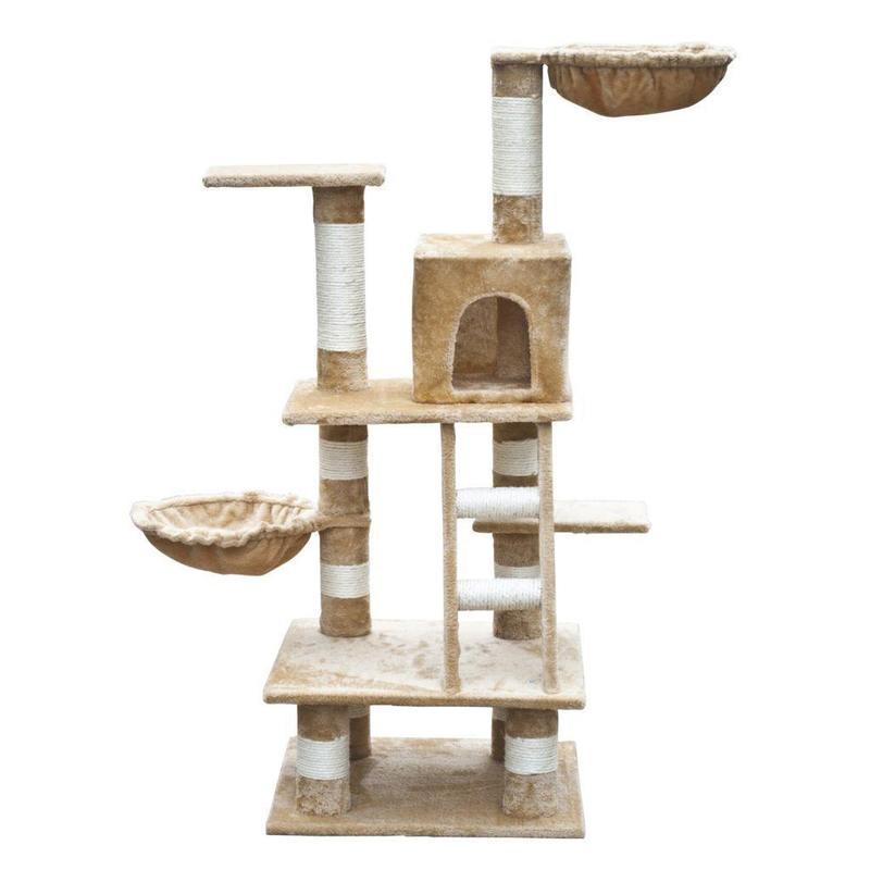If you are looking Cat Tree 122 Beige Pet Scratcher Post Poles Scratching House Gym Condo Furniture you can buy to vidaxl-au, It is on sale at the best price