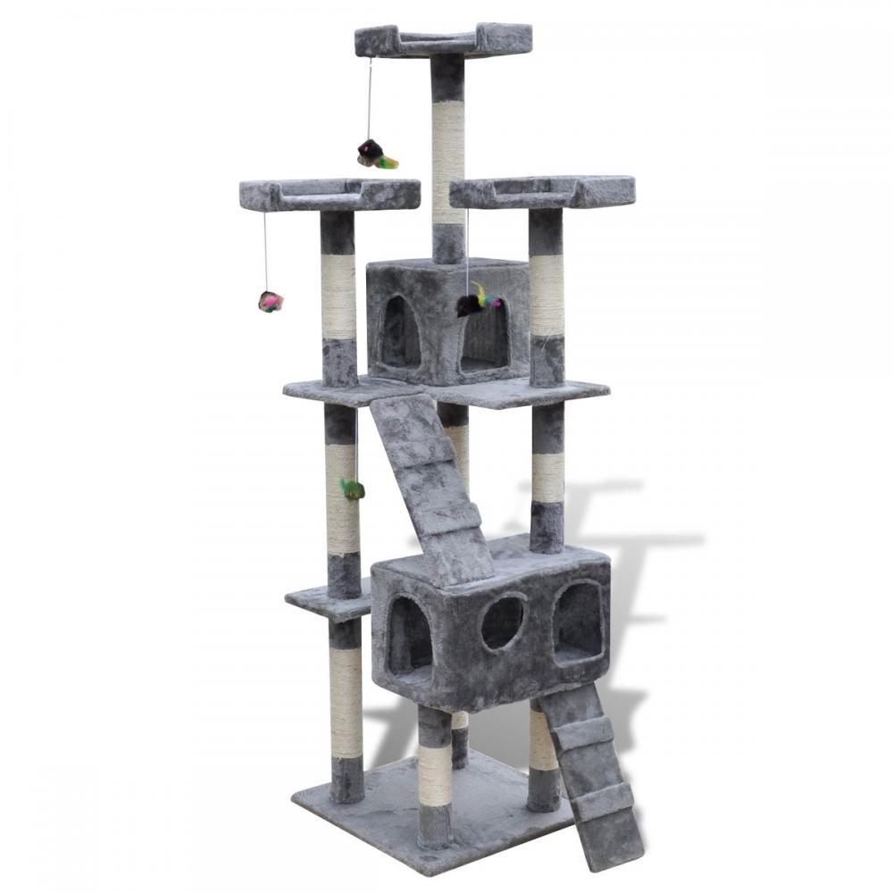 If you are looking Cat Tree 170 Pet Scratcher Post Poles House Gym Condo Furniture Scratching Grey you can buy to vidaxl-au, It is on sale at the best price