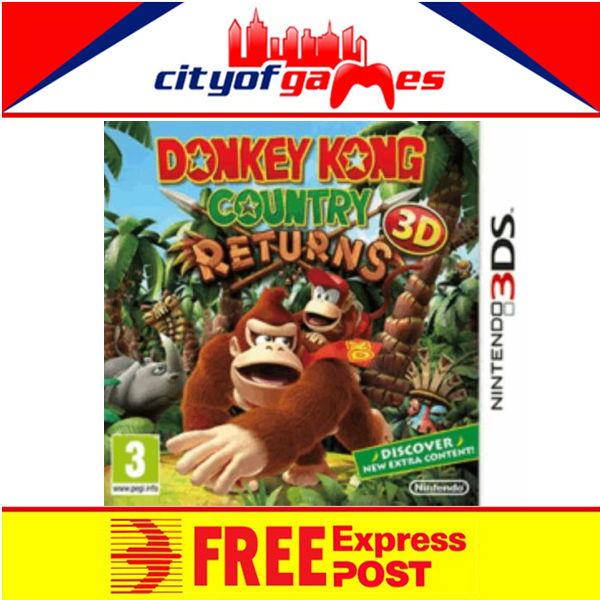 If you are looking DONKEY KONG COUNTRY RETURNS NINTENDO 3DS NEW & SEALED Free Express Post In Stock you can buy to city_of_games, It is on sale at the best price