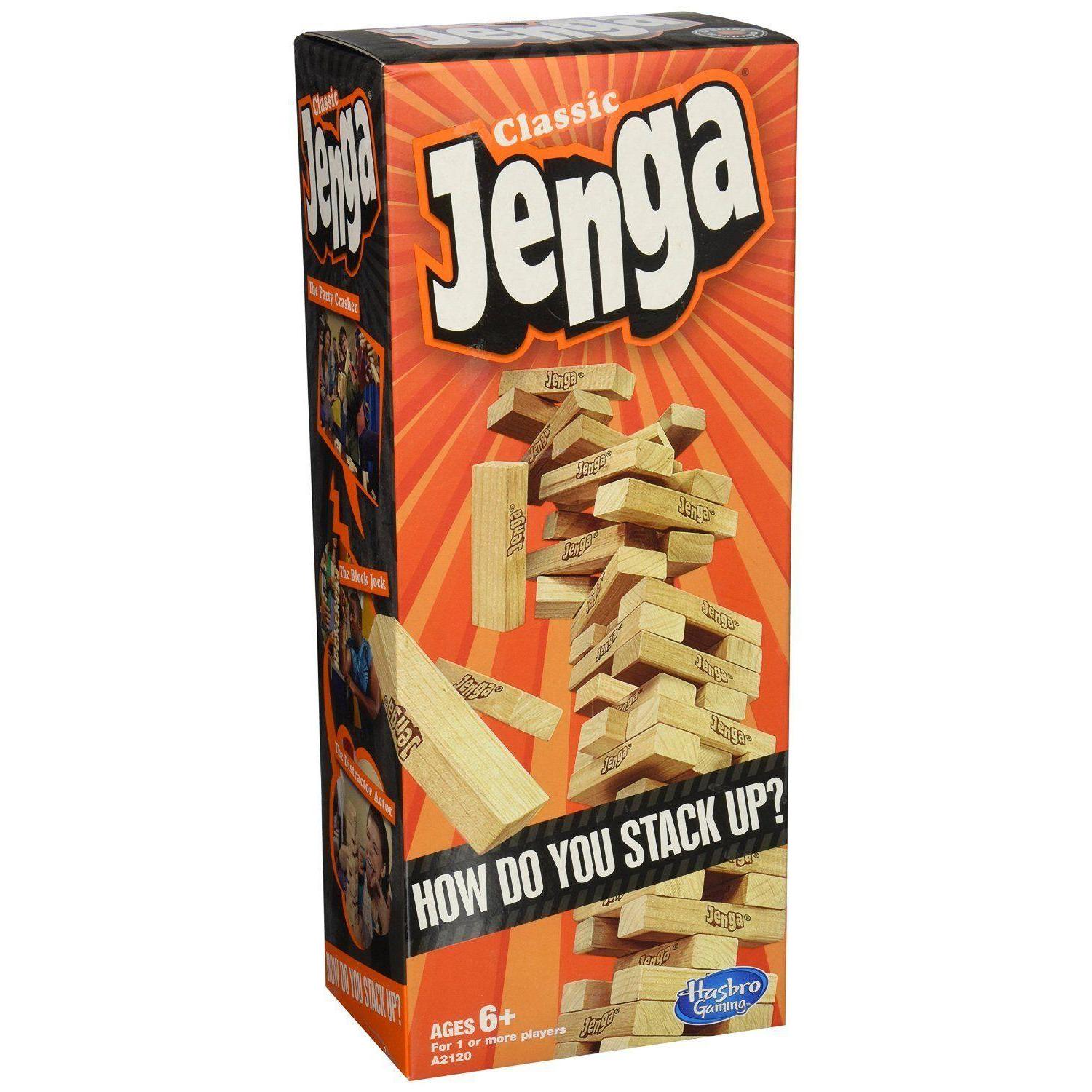 If you are looking NEW HASBRO ORIGINAL JENGA BOARD GAME A2120 you can buy to nicolestoysgifts, It is on sale at the best price