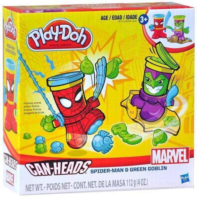 If you are looking NEW HASBRO PLAY-DOH MARVEL CAN-HEADS SPIDERMAN & GREEN GOBLIN B0744 you can buy to nicolestoysgifts, It is on sale at the best price