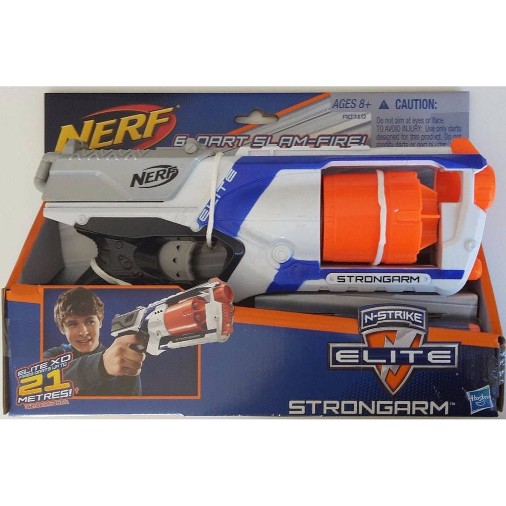 If you are looking NEW HASBRO NERF N-STRIKE ELITE STRONGARM A0710 you can buy to nicolestoysgifts, It is on sale at the best price