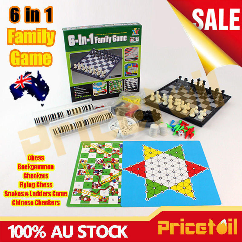 If you are looking 6 in 1 Family Board Game Kid Toy Chess Snakes & Ladders Memory Travel Party Game you can buy to Pricetail, It is on sale at the best price