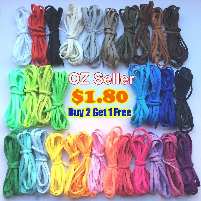 If you are looking OZ Shoelaces Colorful Coloured Flat Fat Round Bootlace Sneaker shoe laces 120cm you can buy to Pricetail, It is on sale at the best price