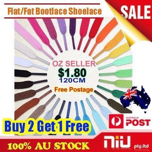 If you are looking New Shoelaces Color/Fluro Flat Fat Round Bootlace Sneaker 120cm Buy 2 Get 1 Free you can buy to Pricetail, It is on sale at the best price
