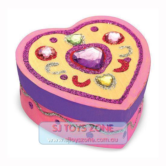 If you are looking Melissa & Doug DYO Wooden Heart Chest Storage Box Kids Craft Set Toy Gift you can buy to sjtoyszone, It is on sale at the best price