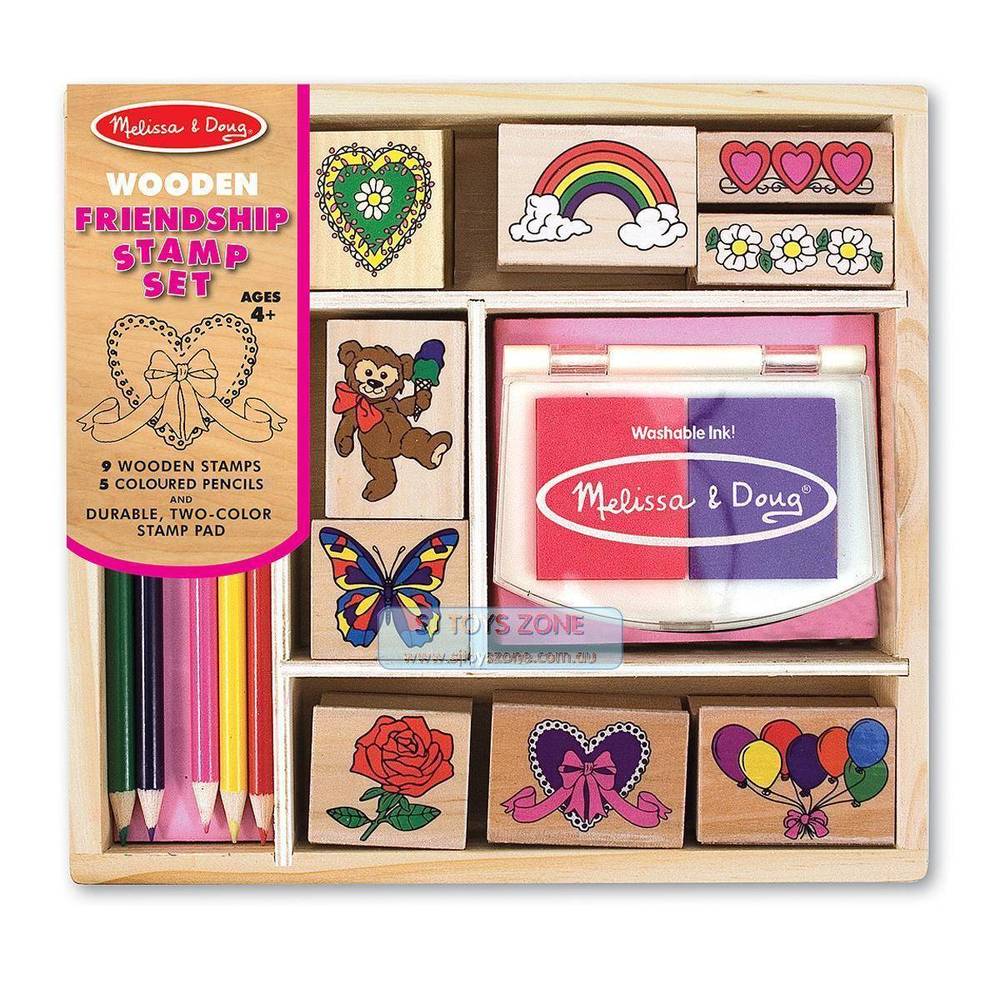 If you are looking Melissa & Doug M&D Friendship Wooden Stamp Set Kids Art Craft Activity Toy you can buy to sjtoyszone, It is on sale at the best price