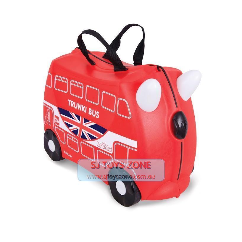 If you are looking Trunki Ride On Suitcase Boris Bus Kids Travel Luggage Toy Box you can buy to sjtoyszone, It is on sale at the best price