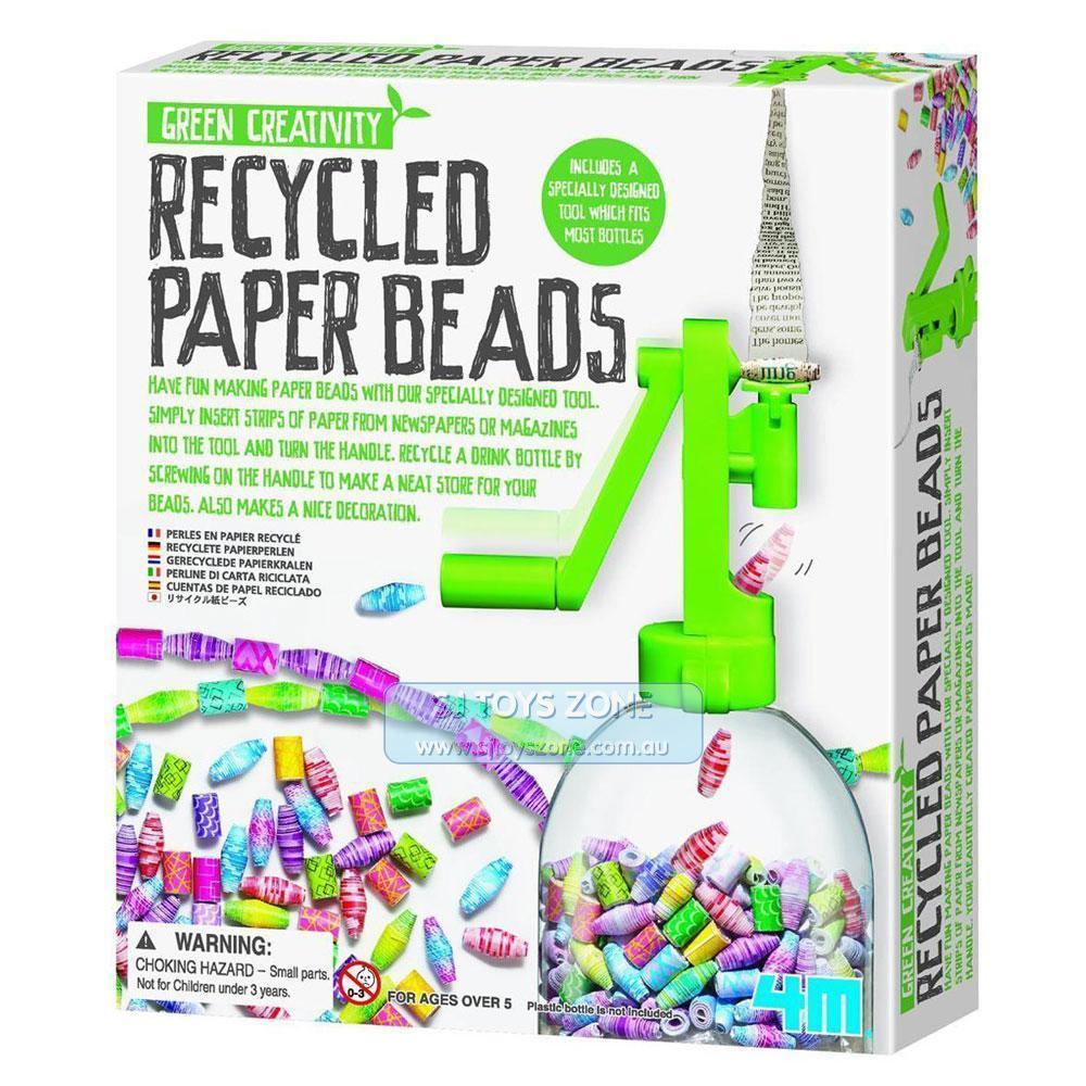 If you are looking 4M Recycled Paper Beads For Kids Science Educational Game Fun Activity Toy Free you can buy to sjtoyszone, It is on sale at the best price