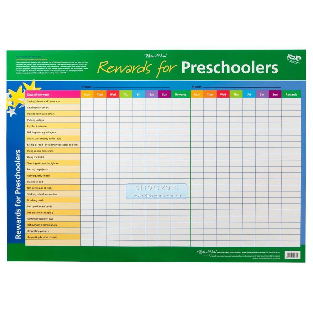 If you are looking Rewards For Preschoolers Big Kids Educational Wall Chart Poster you can buy to sjtoyszone, It is on sale at the best price
