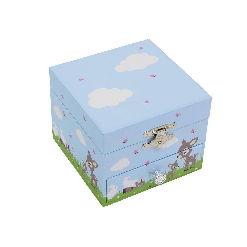 If you are looking NEW Bobble Art Childrens Musical Jewellery Box - Square - Woodland you can buy to mini-meez, It is on sale at the best price