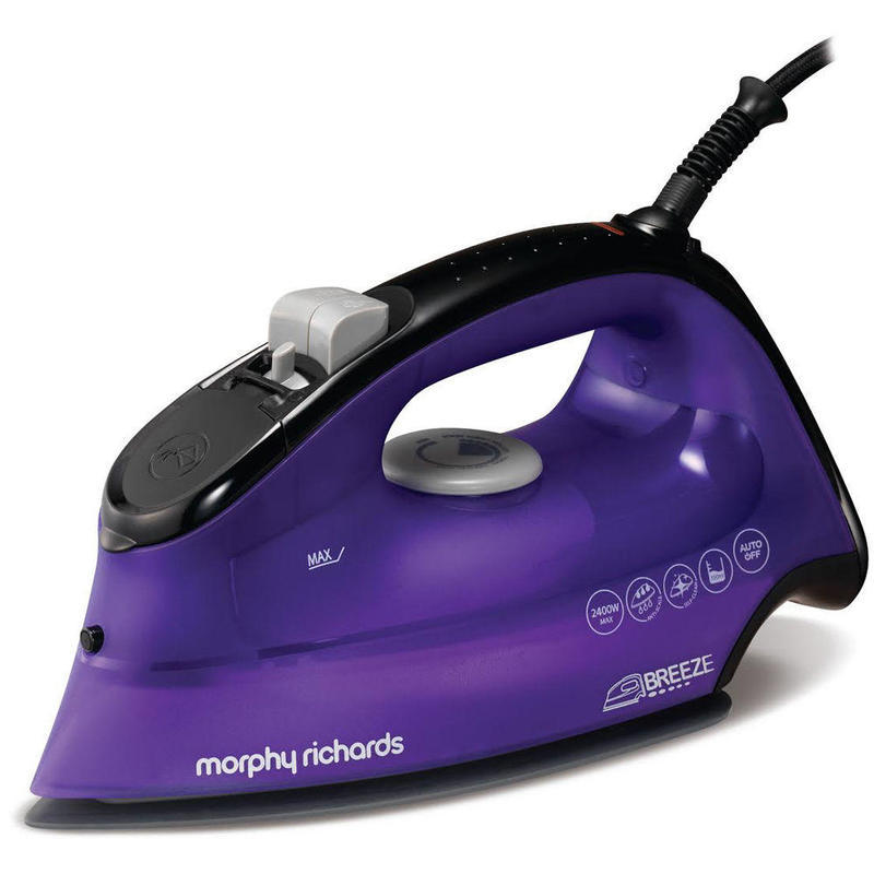 If you are looking Purple Morphy Richards Breeze 2400W Ceramic Ionic Steam Iron Ironing Clothes you can buy to KG Electronic, It is on sale at the best price