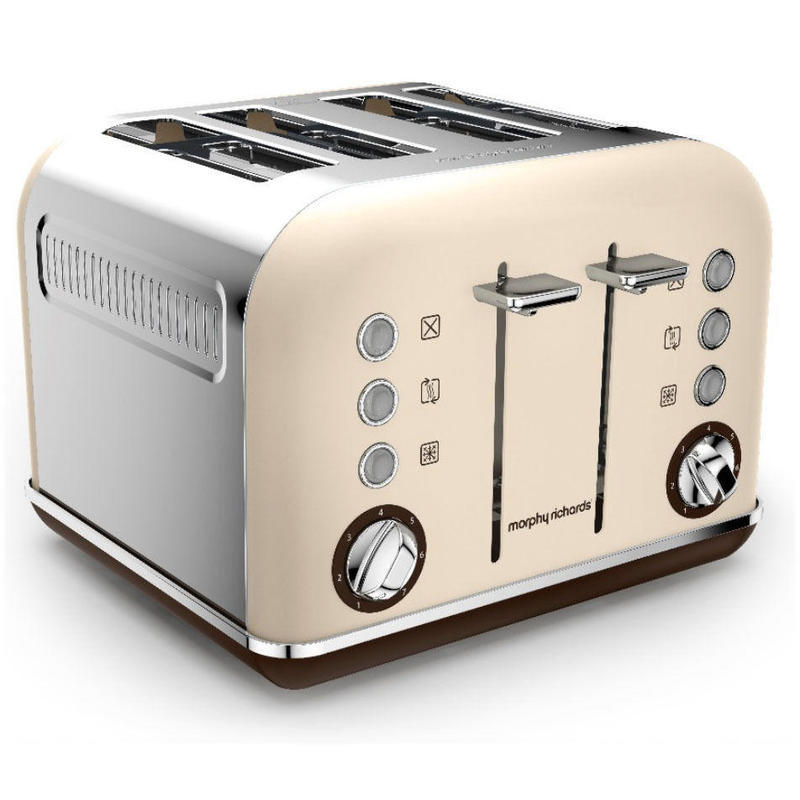 If you are looking Morphy Richards 242101 Sand Toaster Matte Chrome Accents 4 Slice Stainless Steel you can buy to KG Electronic, It is on sale at the best price