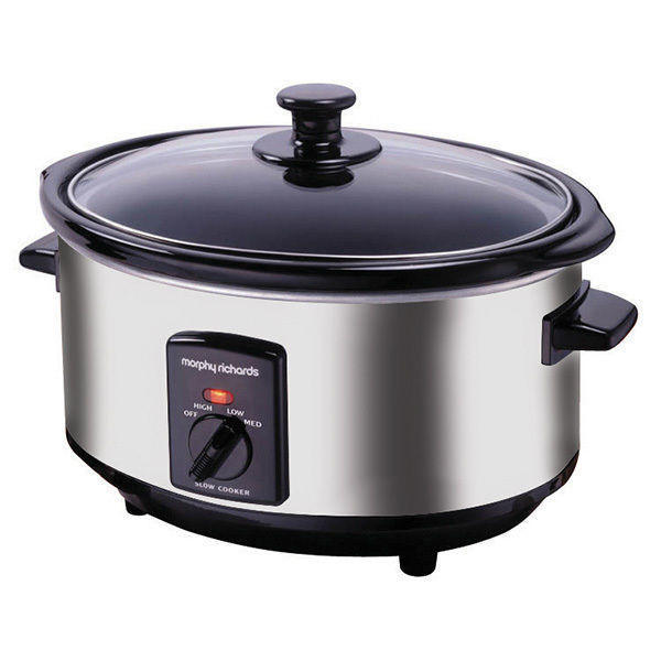 If you are looking Morphy Richards 48710 3.5L Electric Stainless Steel Slow Cooker/Ceramic Pot/Pan you can buy to KG Electronic, It is on sale at the best price