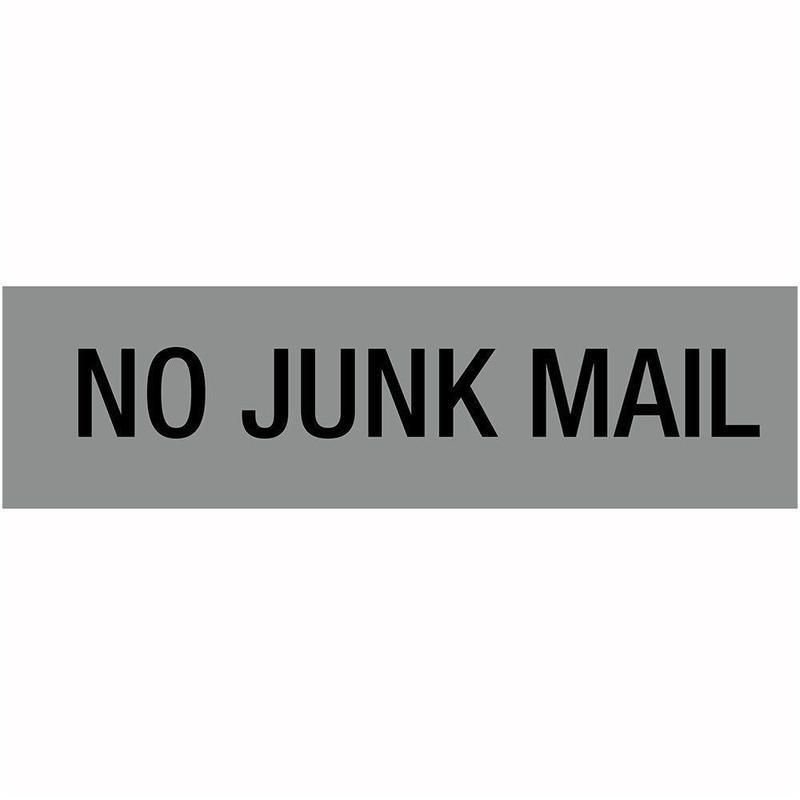 If you are looking No Junk Mail Sticker Silver Adhesive Sign Stick Letterbox/Mailbox Business/Home you can buy to KG Electronic, It is on sale at the best price