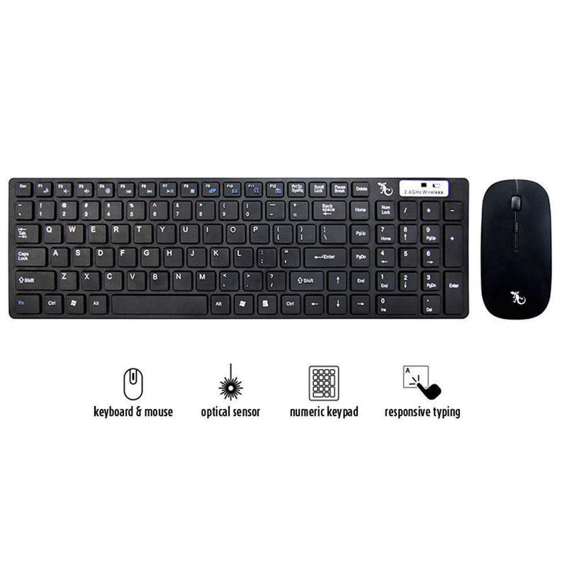 If you are looking Gecko Wireless USB Keyboard and Mouse Bundle for Laptop/PC/Macbook 12x41cm Black you can buy to KG Electronic, It is on sale at the best price