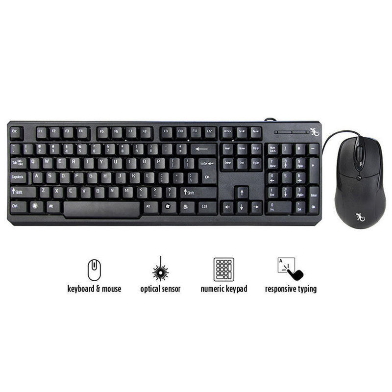 If you are looking Gecko Wired Keyboard and Mouse Bundle for Laptop/PC/Macbook 15x52cm Black you can buy to KG Electronic, It is on sale at the best price