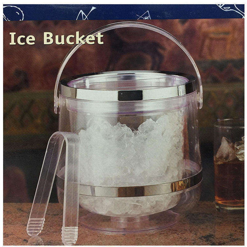 If you are looking Ice Bucket Double Wall Acrylic Wine/Beer/Champagne/Bottle Cooler w/ Lid/Tongs you can buy to KG Electronic, It is on sale at the best price