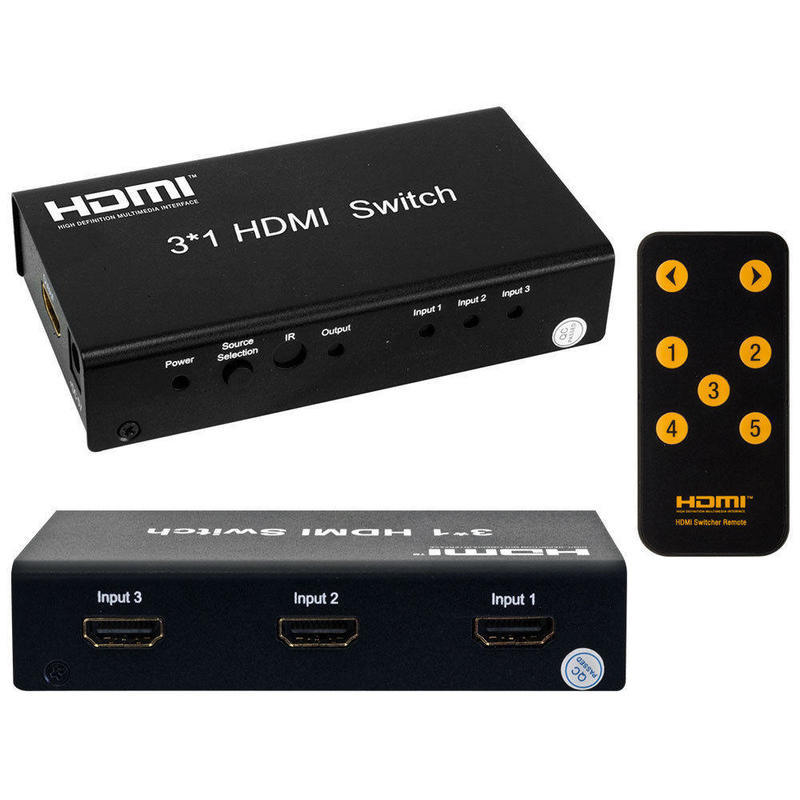 If you are looking 3 Port HDMI Selector Switcher Switch 3D 1080P For PS4 PS3 TV HDTV you can buy to KG Electronic, It is on sale at the best price