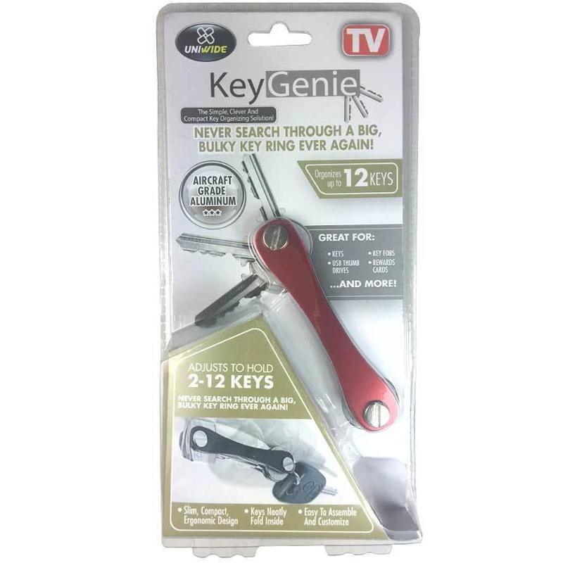 If you are looking Key Genie Aluminium Slim Compact 12 Keys Keyring/Holder Pocket Organiser Red you can buy to KG Electronic, It is on sale at the best price
