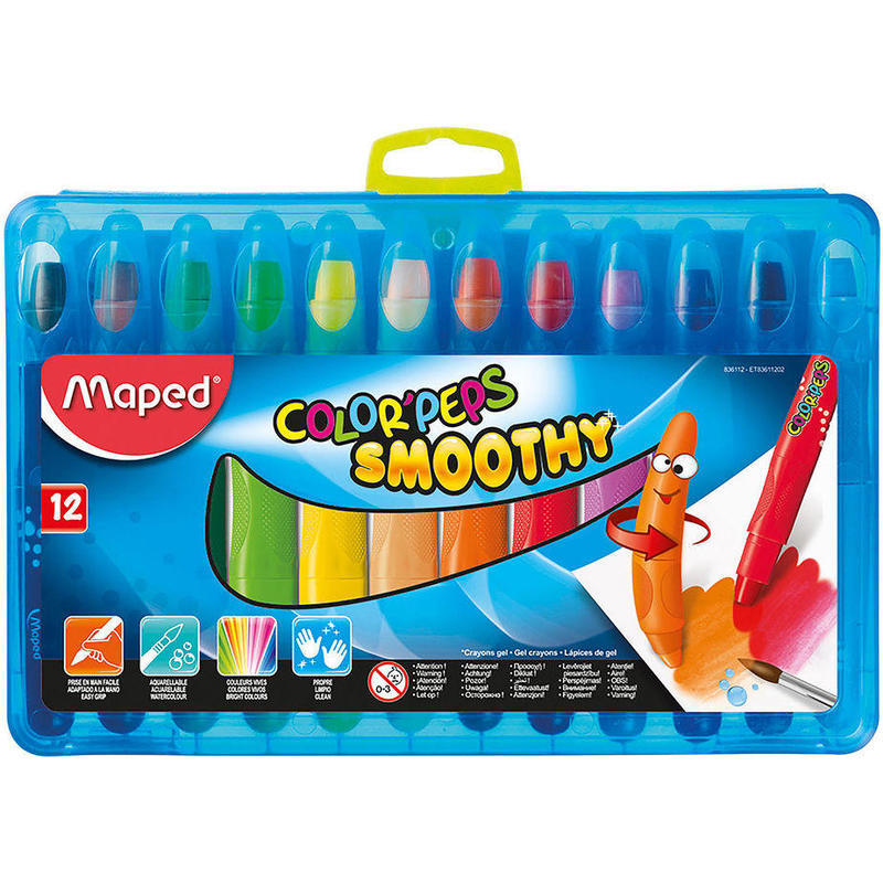 If you are looking 12 Maped Color'Peps Smoothy Colouring Drawing Paint Gel Watercolour Crayons Kids you can buy to KG Electronic, It is on sale at the best price