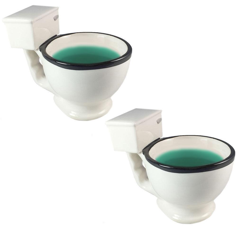 If you are looking 2PK BigMouth Toilet Coffee Mug Large Big Ceramic Novelty Soup Tea Cup Holder you can buy to KG Electronic, It is on sale at the best price