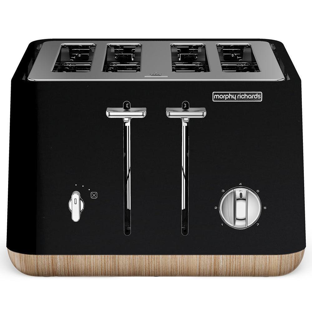 If you are looking Morphy Richards 240007 Scandi Black Aspect 4 Slice Toaster w/ Wooden Trim/Tray you can buy to KG Electronic, It is on sale at the best price