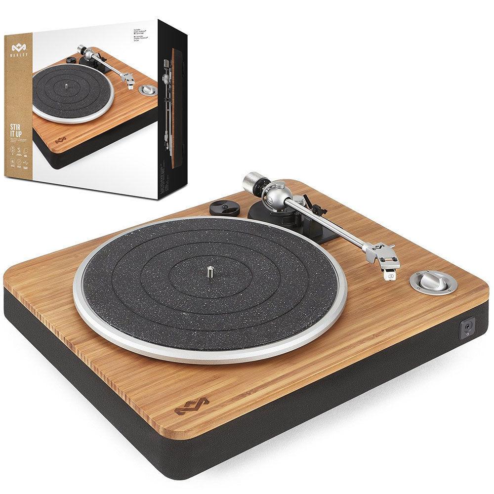 If you are looking Marley EMJT000SB Stir It Up Turntable/Vinyl/Record Player/USB to PC/Bamboo/Black you can buy to KG Electronic, It is on sale at the best price