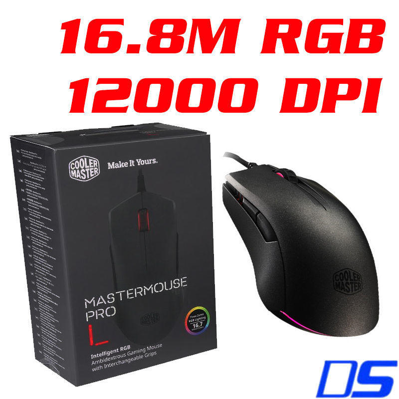 If you are looking Cooler Master MasterMouse Pro L Ambidextrous RGB LED 12000dpi Gaming Mouse you can buy to digitalstaronline, It is on sale at the best price