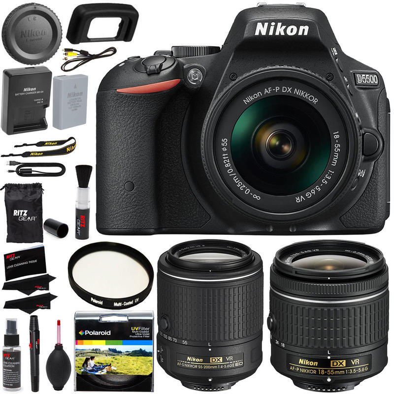 If you are looking Nikon D5500 DX DSLR Camera + AFP 18-55 VR II + AFS NIKKOR VR II Lens Kit you can buy to ritzcameras, It is on sale at the best price