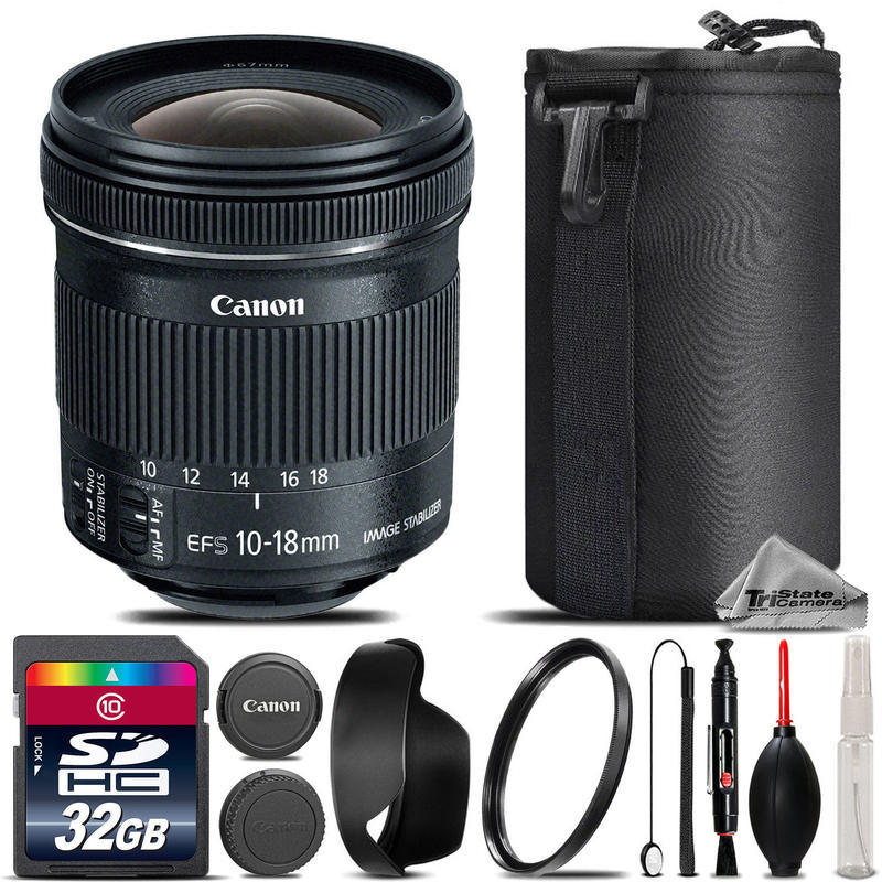 If you are looking Canon EF-S 10-18mm IS STM Lens + UV Filter + Case + Cleaning Kit - 32GB Kit you can buy to tri-state, It is on sale at the best price