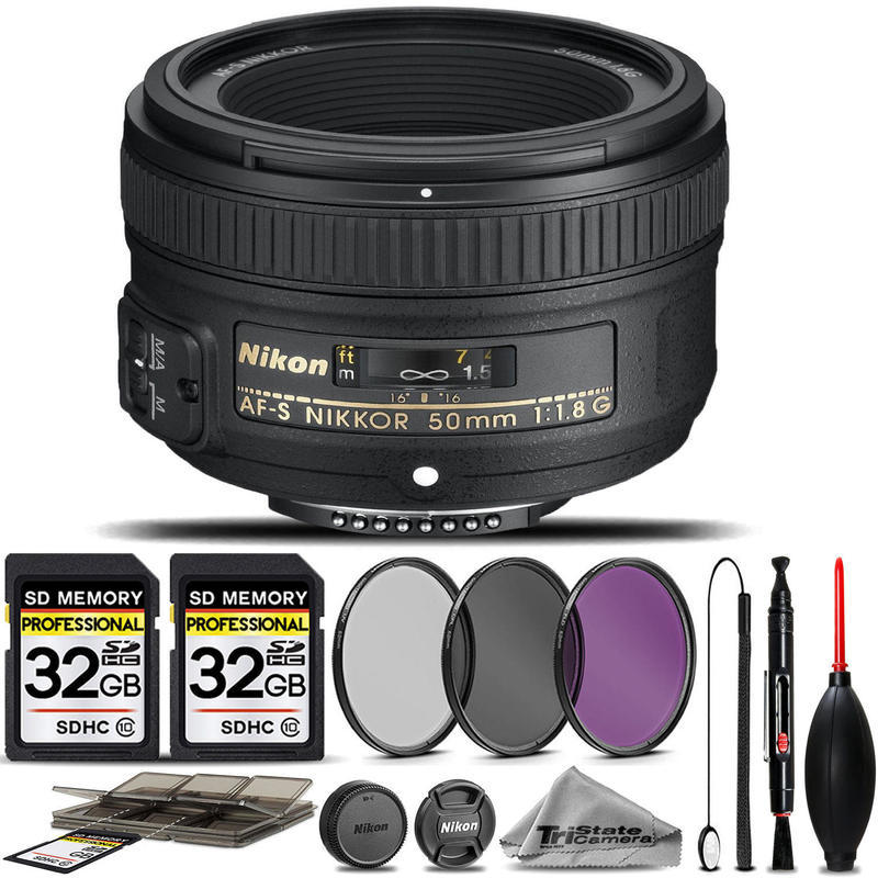 If you are looking Nikon AF-S NIKKOR 50mm f/1.8G Lens 2199 + 3PC FILTER + 64GB STORAGE BUNDLE KIT you can buy to tri-state, It is on sale at the best price