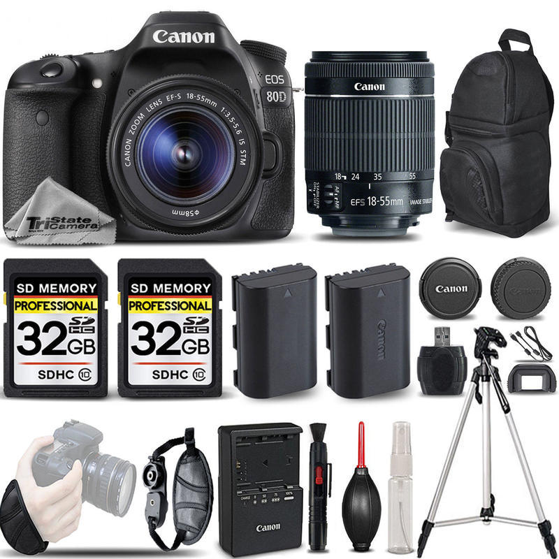 If you are looking Canon EOS 80D DSLR Camera with 18-55mm STM Lens +WRIST GRIP +EXT BATT -64GB KIT you can buy to tri-state, It is on sale at the best price