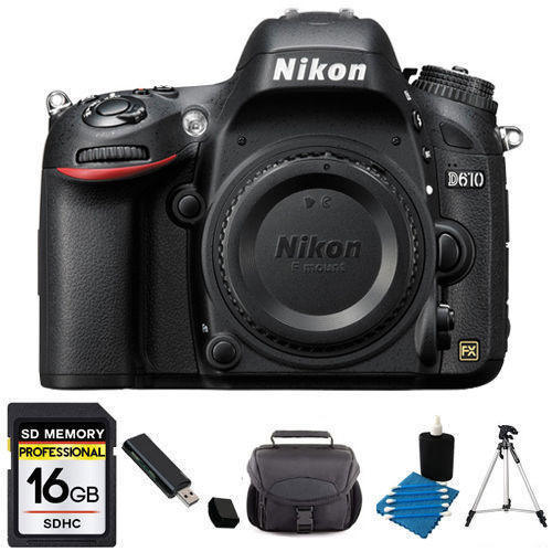 If you are looking Nikon D610 24.3MP DSLR Camera (Body) + 16GB SD Accessory Kit you can buy to tri-state, It is on sale at the best price