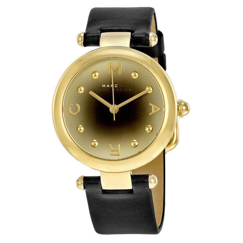 If you are looking Marc by Marc Jacobs Dotty Gold-Tone Leather Strap Women's Watch MJ1409 you can buy to tri-state, It is on sale at the best price