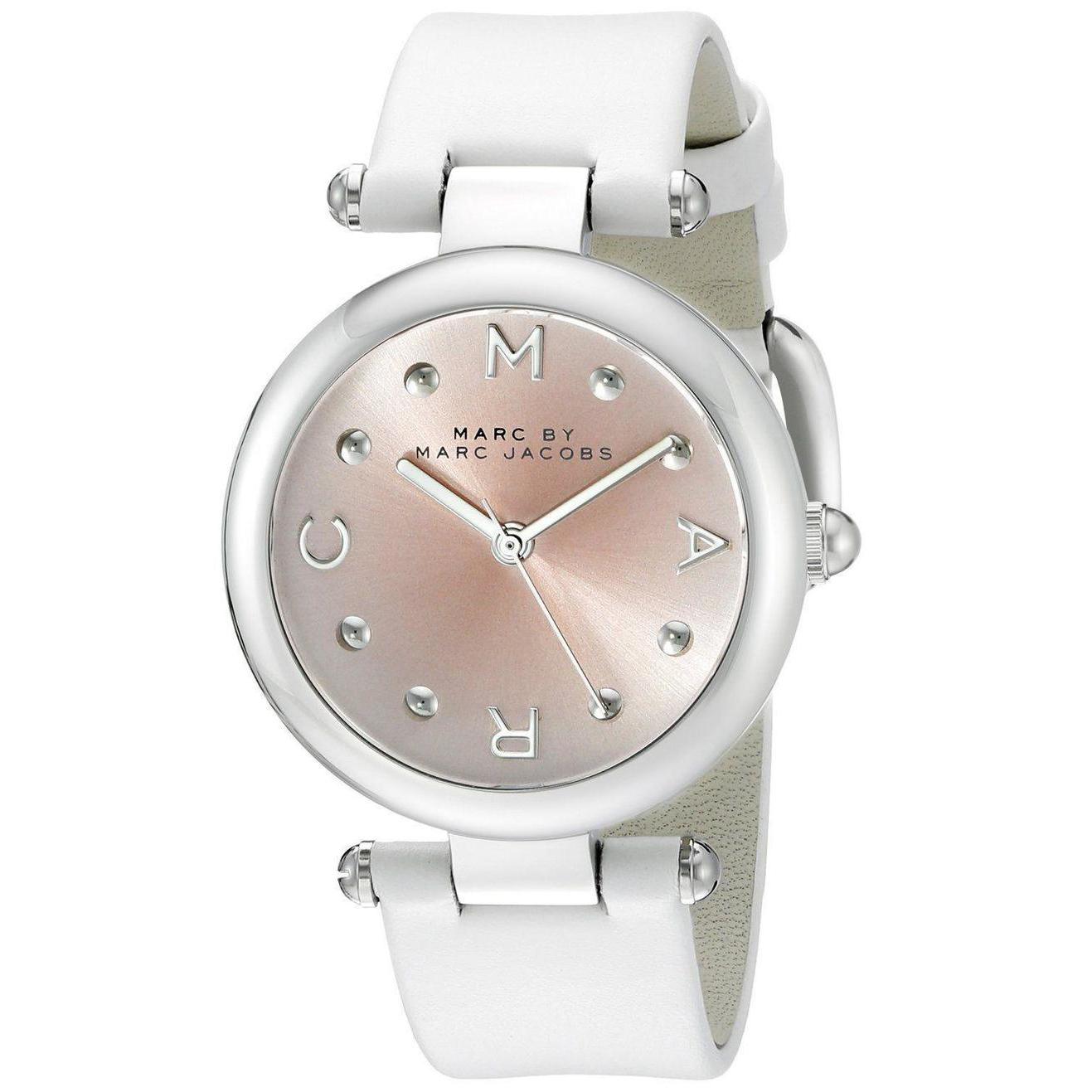 If you are looking Marc by Marc Jacobs Dotty Pink-Hue Dial White Leather Strap Women's Watch MJ1407 you can buy to tri-state, It is on sale at the best price