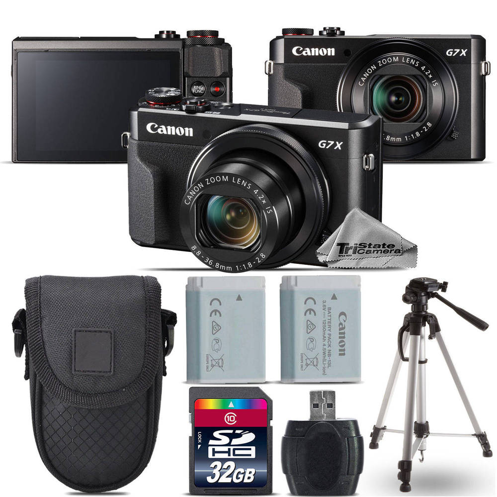 If you are looking Canon PowerShot G7 X Mark II Digital DIGIC 7 WiFi Camera + Tripod - 32GB Kit you can buy to tri-state, It is on sale at the best price