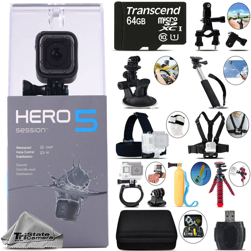 If you are looking GoPro Hero 5 Session 4K Ultra HD, 10MP, Wi-Fi Waterproof Action Camera -64GB Kit you can buy to tri-state, It is on sale at the best price