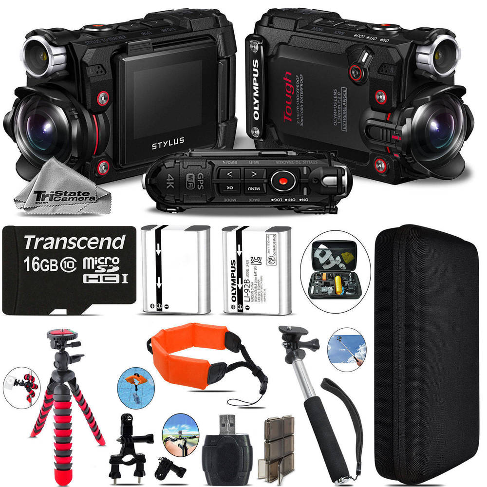If you are looking Olympus Stylus Tough TG-Tracker Action Camera Black + 16GB- Essential Kit Bundle you can buy to tri-state, It is on sale at the best price