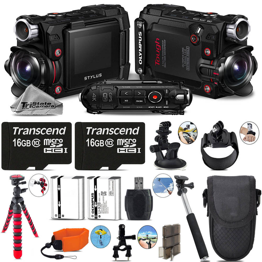 If you are looking Olympus Stylus Tough TG-Tracker Action Camera Black + Extra Batt - 32GB Bundle you can buy to tri-state, It is on sale at the best price