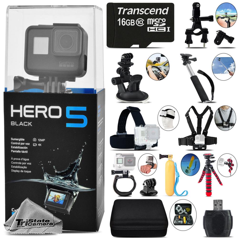 If you are looking GoPro Hero 5 Black 4K30 Ultra HD, 12MP, Wi-Fi Waterproof Action Camera -Mega Kit you can buy to tri-state, It is on sale at the best price